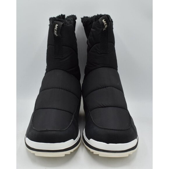 Merrell Womens 11 Snowcreek Sport Mid Zip Polar Black Waterproof Insulated Boots - Picture 2 of 12